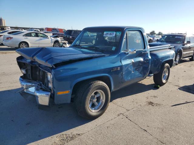 1GTCC14D6BS527278 - 1981 GMC C1500 BLUE photo 1