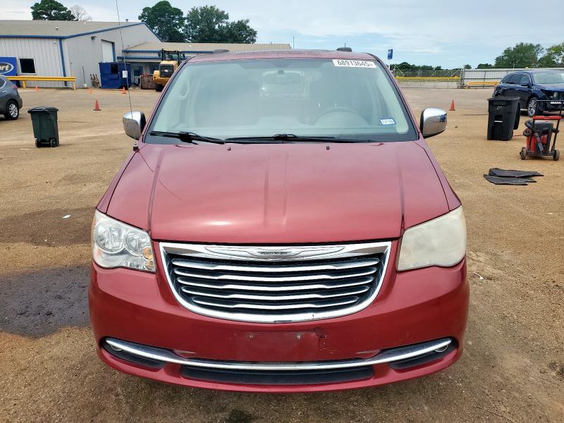 2C4RC1CG2CR362709 - 2012 CHRYSLER TOWN & COU TOURING L MAROON photo 5