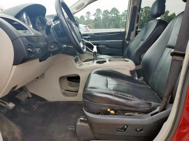 2C4RC1CG2CR362709 - 2012 CHRYSLER TOWN & COU TOURING L MAROON photo 7