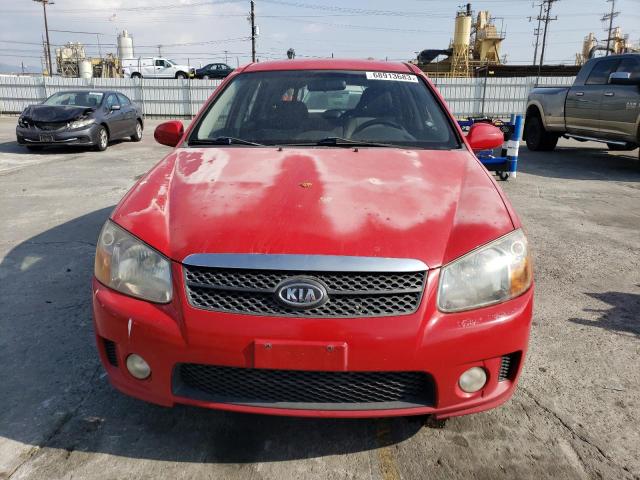 KNAFE162475007781 - 2007 KIA SPECTRA5 SX RED photo 5