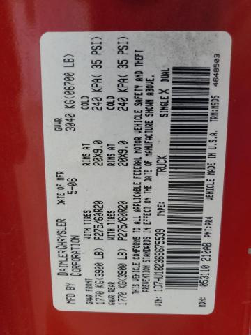1D7HU18236S675539 - 2006 DODGE RAM 1500 ST RED photo 12
