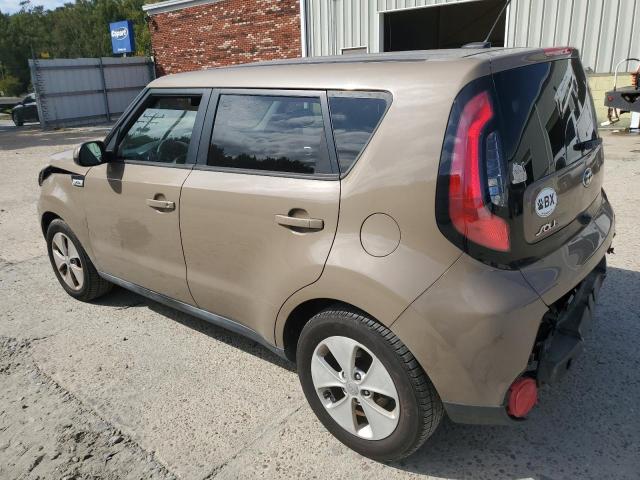 KNDJN2A28F7133252 - 2015 KIA SOUL TAN photo 2