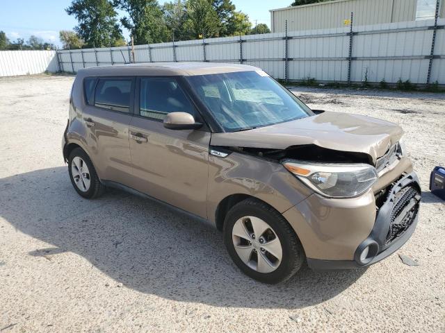 KNDJN2A28F7133252 - 2015 KIA SOUL TAN photo 4