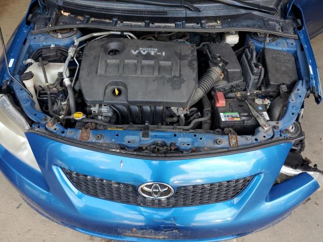 1NXBU4EE9AZ195384 - 2010 TOYOTA COROLLA BASE Mavi foto 11