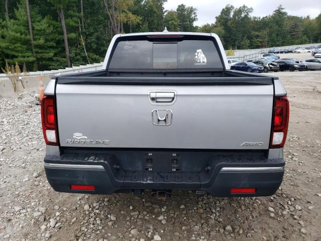 5FPYK3F57KB002101 - 2019 HONDA RIDGELINE RTL SILVER photo 6