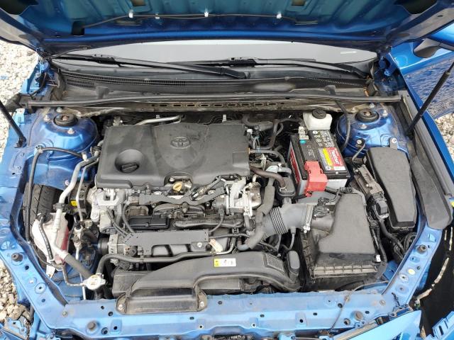 4T1G11AK9LU394740 - 2020 TOYOTA CAMRY SE BLUE photo 11