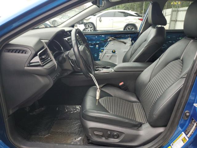 4T1G11AK9LU394740 - 2020 TOYOTA CAMRY SE BLUE photo 7
