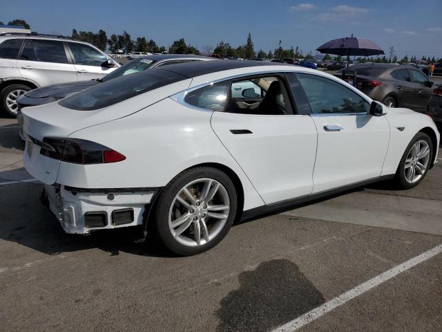 5YJSA1H19EFP50482 - 2014 TESLA MODEL S Weiß Foto 3