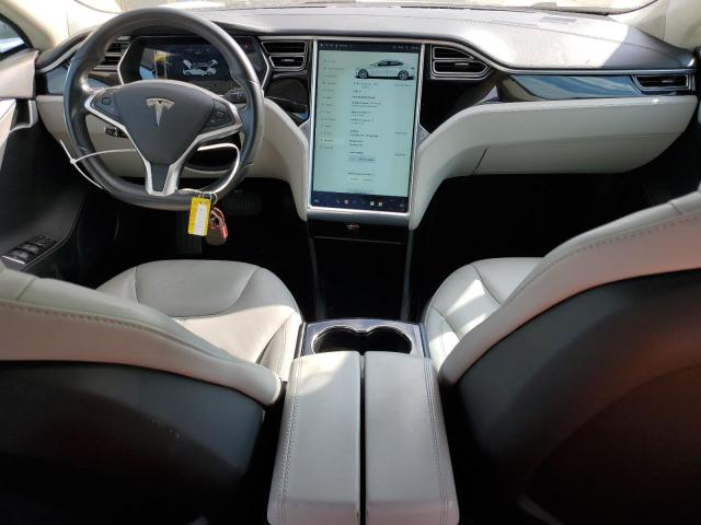 5YJSA1H19EFP50482 - 2014 TESLA MODEL S Weiß Foto 8