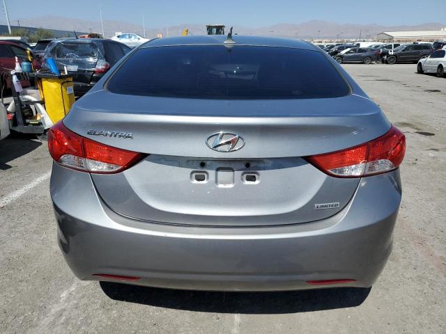 KMHDH4AE7CU439846 - 2012 HYUNDAI ELANTRA GLS SILVER photo 6