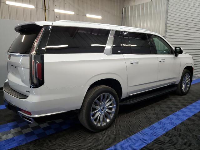 1GYS4JKL2NR174336 - 2022 CADILLAC ESCALADE ESV LUXURY WHITE photo 3
