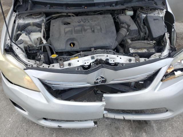 JTDBU4EE1DJ121144 - 2013 TOYOTA COROLLA BASE Gümüş foto 11