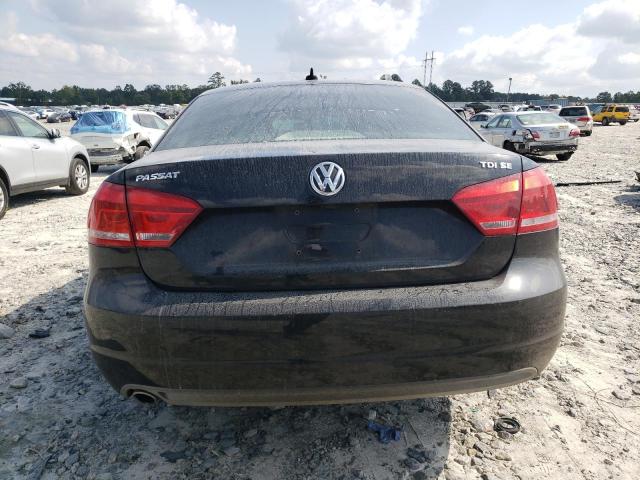 1VWBN7A30CC080525 - 2012 VOLKSWAGEN PASSAT SE BLACK photo 6