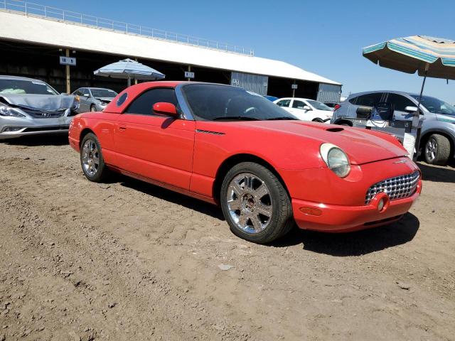 1FAHP60A24Y111236 - 2004 FORD THUNDERBIR RED photo 4