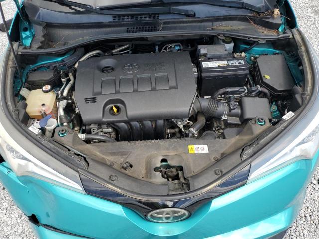 NMTKHMBX4JR017366 - 2018 TOYOTA C-HR XLE Yaşıl foto 11