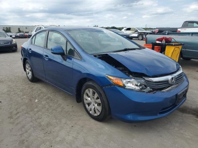 19XFB2F52CE032270 - 2012 HONDA CIVIC LX BLUE photo 4