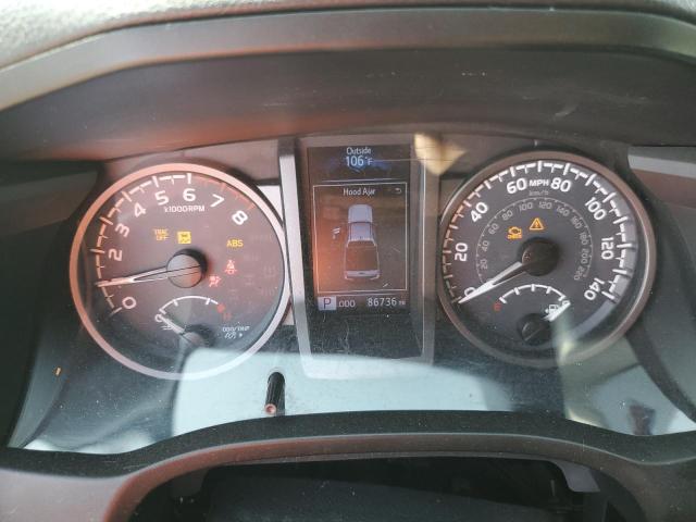 3TMCZ5AN0JM137769 - 2018 TOYOTA TACOMA DOUBLE CAB Orange photo 9