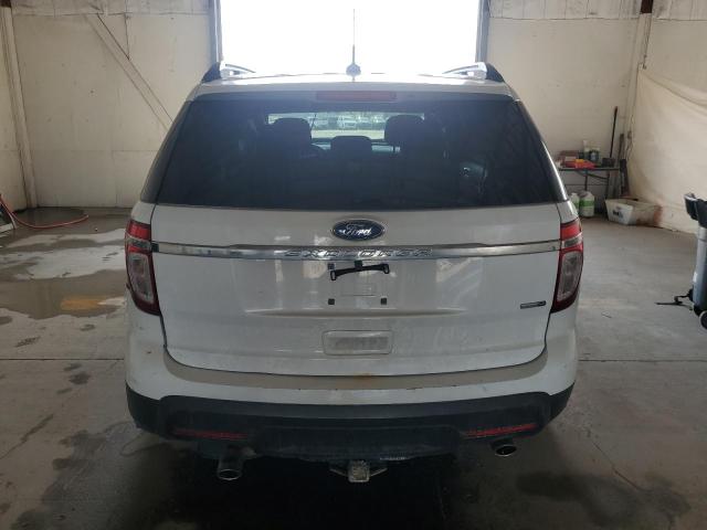 1FM5K8B81DGA34412 - 2013 FORD EXPLORER WHITE photo 6