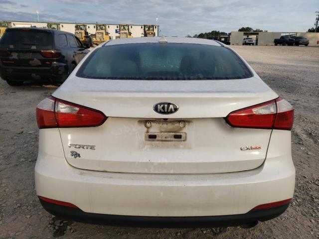 KNAFX4A82E5096318 - 2014 KIA FORTE EX WHITE photo 6