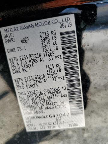 5N1DR2MM9KC647042 - 2019 NISSAN PATHFINDER S Qara foto 14