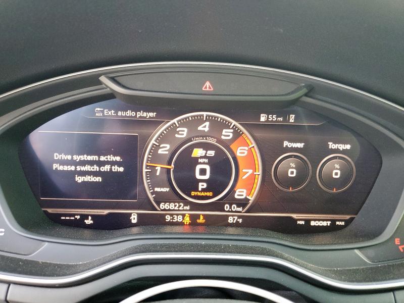 WAUC4CF54JA136095 - 2018 AUDI S5 PRESTIGE 白色 照片 9