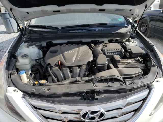 5NPEC4AC3BH115887 - 2011 HYUNDAI SONATA SE WHITE photo 11