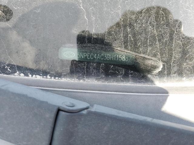 5NPEC4AC3BH115887 - 2011 HYUNDAI SONATA SE WHITE photo 12