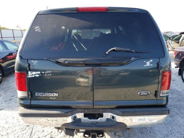 1FMNU40S41EB86998 - 2001 FORD EXCURSION XLT GREEN photo 6