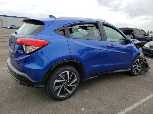 3CZRU6H17KG715989 - 2019 HONDA HR-V SPORT BLUE photo 3