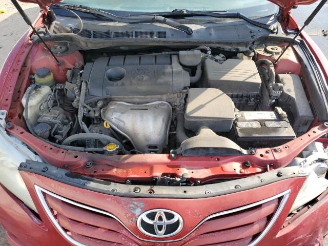 4T1BF3EKXBU685750 - 2011 TOYOTA CAMRY BASE Czerwony zdjęcie 11