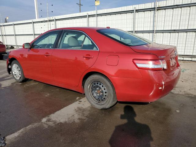 4T1BF3EKXBU685750 - 2011 TOYOTA CAMRY BASE Czerwony zdjęcie 2
