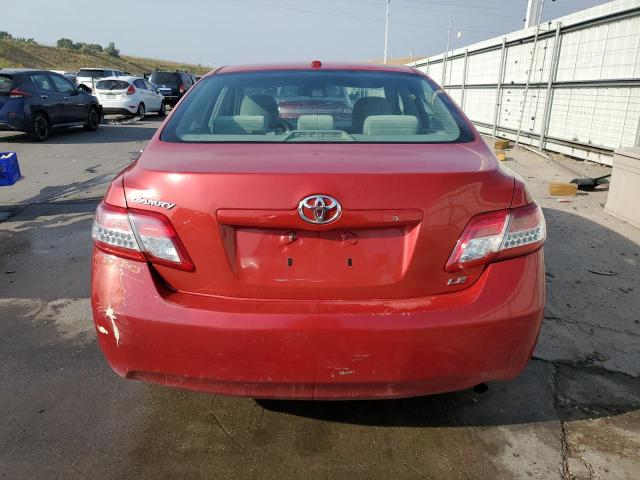 4T1BF3EKXBU685750 - 2011 TOYOTA CAMRY BASE Czerwony zdjęcie 6