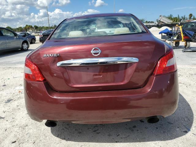 1N4AA5AP9AC805981 - 2010 NISSAN MAXIMA S BURGUNDY photo 6