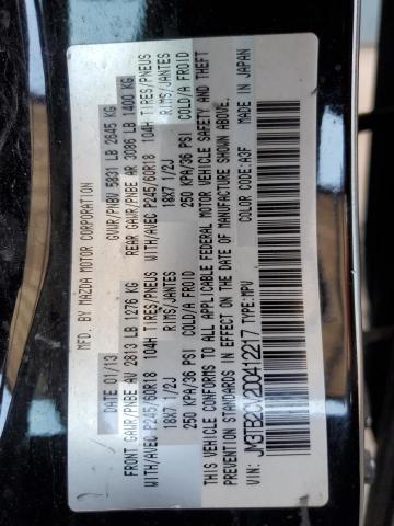 JM3TB2CV2D0412217 - 2013 MAZD CX-9 TOURING BLACK photo 13