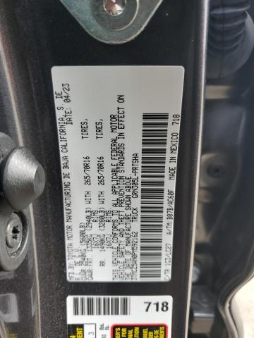 3TMCZ5AN0PM592162 - 2023 TOYOTA TACOMA DOUBLE CAB Gri fotoğraf 12