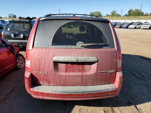 2A8HR54109R583531 - 2009 CHRYSLER TOWN & COU TOURING წითელი ფოტო 6