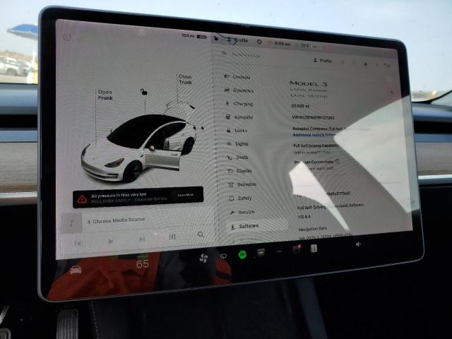 5YJ3E1EB1NF137262 - 2022 TESLA MODEL 3 Ağ foto 9