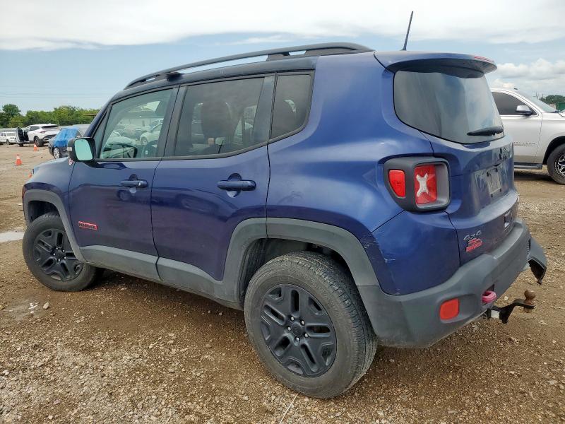 ZACCJBCB6JPH41140 - 2018 JEEP RENEGADE TRAILHAWK Көк фото 2
