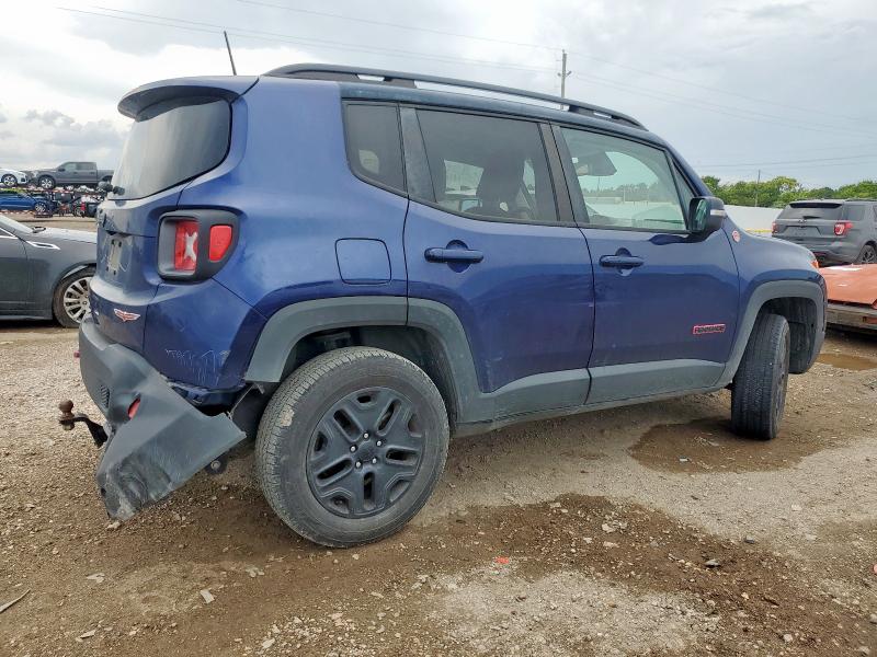 ZACCJBCB6JPH41140 - 2018 JEEP RENEGADE TRAILHAWK Көк фото 3