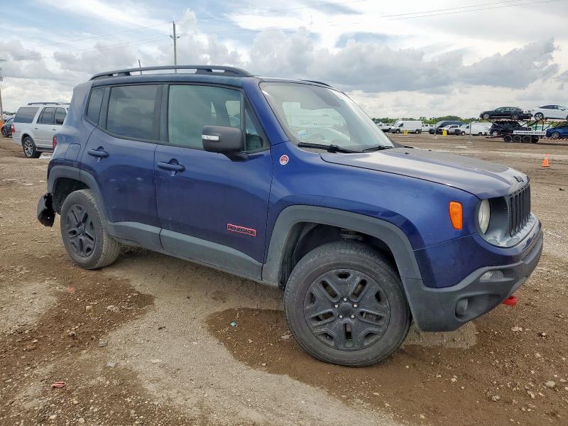 ZACCJBCB6JPH41140 - 2018 JEEP RENEGADE TRAILHAWK Көк фото 4