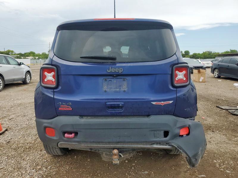 ZACCJBCB6JPH41140 - 2018 JEEP RENEGADE TRAILHAWK Көк фото 6