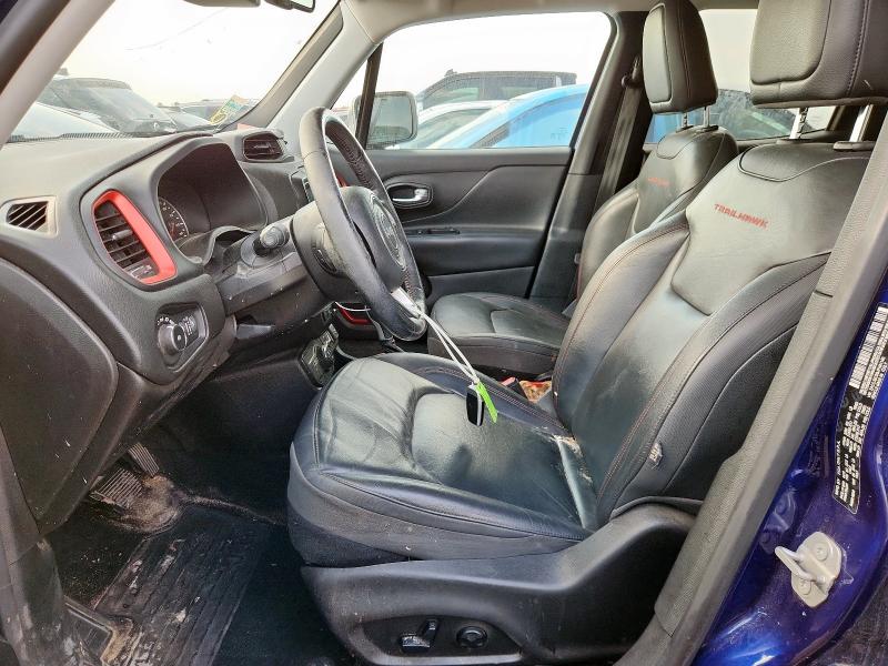 ZACCJBCB6JPH41140 - 2018 JEEP RENEGADE TRAILHAWK Көк фото 7