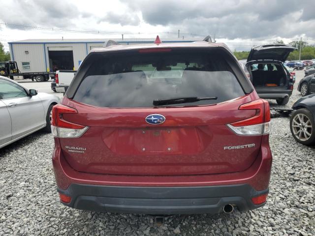 JF2SKAUC6KH517225 - 2019 SUBARU FORESTER LIMITED RED photo 6