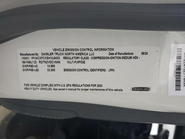 1FVACXFCXSHVU6433 - 2025 FREIGHTLINER M2 106 MEDIUM DUTY WHITE photo 10