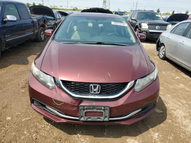 19XFB2F80FE069073 - 2015 HONDA CIVIC EX MAROON photo 5