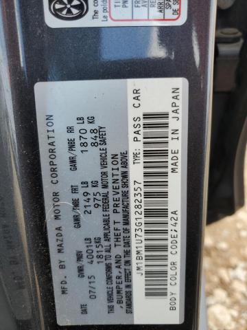 JM1BM1U73G1282357 - 2016 MAZDA 3 SPORT Boz foto 12