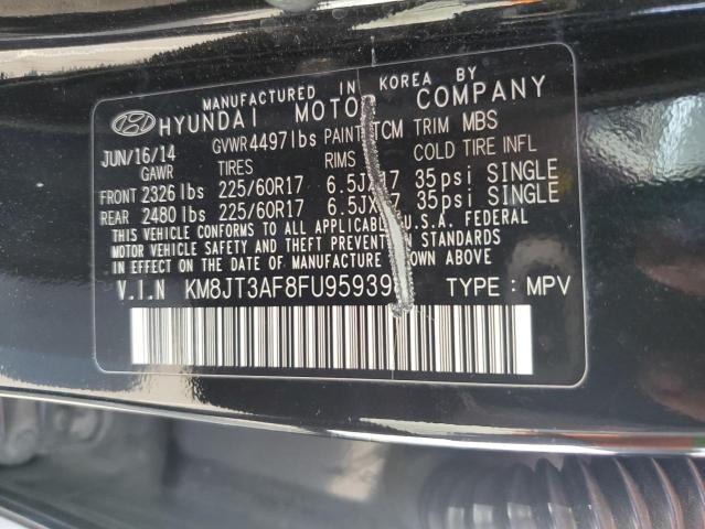 KM8JT3AF8FU959398 - 2015 HYUNDAI TUCSON GLS BLACK photo 13