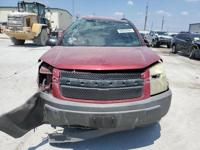 2CNDL13F956180099 - 2005 CHEVROLET EQUINOX LS RED photo 5