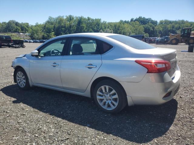 3N1AB7AP8KY278093 - 2019 NISSAN SENTRA S ვერცხლისფერი ფოტო 2