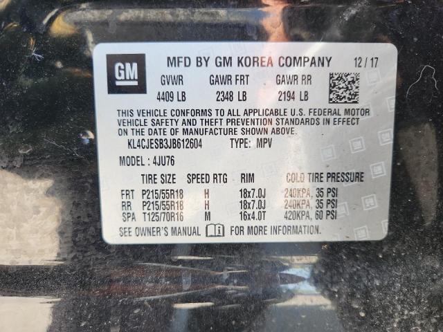 KL4CJESB3JB612604 - 2018 BUICK ENCORE PREFERRED Қара фото 14